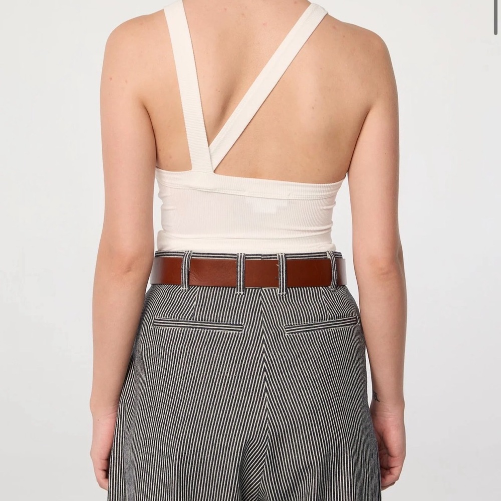 XIMENO
White Detailed Open Back Tank Top
